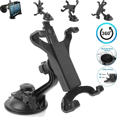 Car Tablet Mount Holder Windshield Dashboard for Universal Phone Tablet iPad GPS - Image 1 of 4