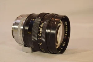 Nikon Nippon Kogaku Nikkor-S.C 85mm f/1.5 Japan Lens Black Paint  - Picture 1 of 12