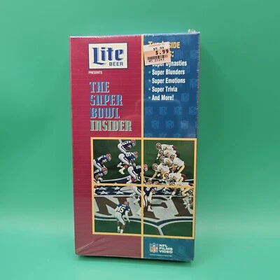 Miller Lite Beer Presents The Super Bowl Insider VHS Video Tape - NEW, SEALED — 第 1/3 张图片