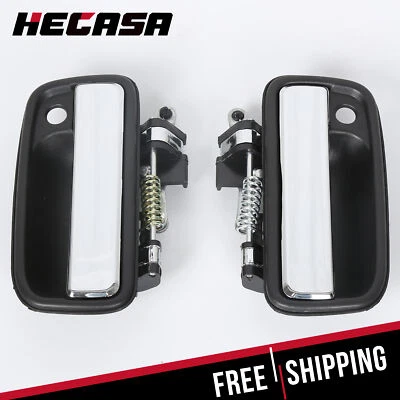 For Toyota Tacoma 1995-04/HILUX 2004-2012 Front Outside Outer Door Handle Pair - Image 1 of 4
