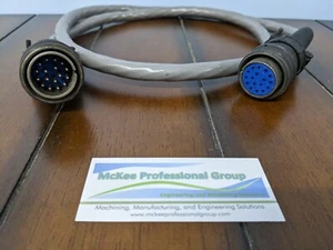 Amphenol 97-3106A-20-29 (Plug and Connector) Cable For CNC 56" Long - Picture 1 of 4
