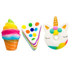 3 Pcs/set Eiscreme-Spielzeug - -Kuchen-Partygeschenke Für Kinder
