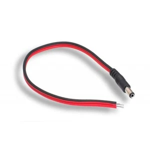 Cable de cámara VONNIC CB8RB 9" 9 PULGADAS cable de alimentación cola de cerdo macho rojo negro - Imagen 1 de 1