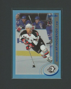 2002-03 O-Pee-Chee Blue /500 Maxim Afinogenov #177 NM-MT