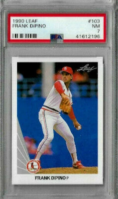 1990 Leaf Frank Dipino PSA 7 - Image 1 of 2