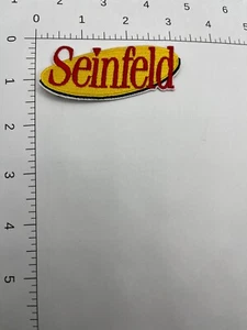 Seinfeld logo iron on embroidered patch TV television Kramer Costanza - Picture 1 of 2