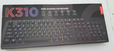 Teclado para juegos Lenovo Legion K310 RGB con cable - Tiempo de reacción ultrarrápido Foto 1 de 4