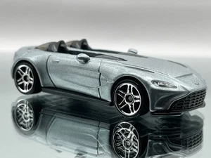 Hot Wheels - Aston Martin V12 Speedster - 2021 HW Exotics - Silver - LOOSE - Picture 1 of 2