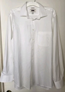 Joseph Abboud Men's Light Blue Non Iron Dress Shirt 16 34/35 Cotton Blend - Picture 1 of 4