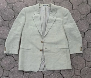 Gorgio Armani Collezioni Blazer Double Breasted Sharkskin Sport Coat Jacket - Picture 1 of 9