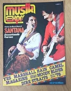 Musik Express 12/1978 Santana/YES/Moody Blues/Dire Straits/Camel/Marshall Hain - Bild 1 von 12