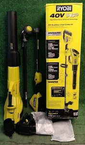 New OB RYOBI 40V Cordless Leaf Blower & Carbon Fiber String Trimmer - TOOLS ONLY - Picture 1 of 24