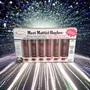EDICIÓN LIMITADA theBalm Meet Matte Hughes Mini Kit 3-Encantador, Adorador, Romántico - Imagen 1 de 11