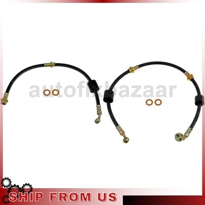 Línea de freno de manguera hidráulica de freno delantero 2 para Chevrolet Tracker 1998 Foto 1 de 4