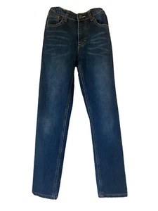 Lee Blue Straight Fit Jeans Boys Adjustable waist Size 12 - Picture 1 of 7