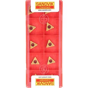 10 SANDVIK TCMT 090204-UM - Grade 1025 CNC Lathe Coated Carbide Turning Inserts - Picture 1 of 10