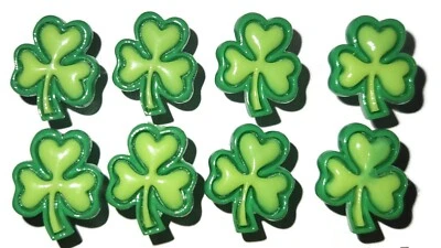 SHAMROCK  MAGNETS - Set of 8 Handmade For Decorative Memo Board - Image 1 of 3