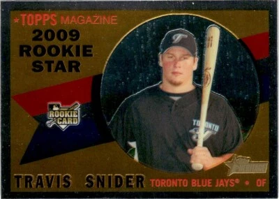 2009 Topps Heritage Chrome Travis Snider /1960 Toronto Blue Jays #C82 - Image 1 of 2