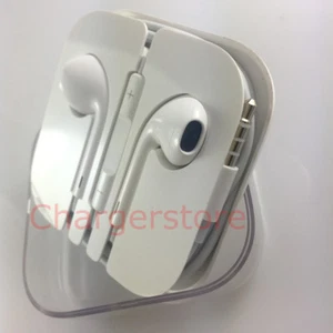 Original Apple Earpods with 3.5mm headphone Plug/mic for iPhone 6S 6 Plus 5S SE - Picture 1 of 11