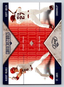 2005 Leaf Cornerstones #1 A.Pujols/S.Rolen
