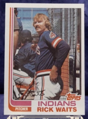 1982 Topps #573 - Rick Waits - Cleveland Indians - Near Mint - Image 1 of 2