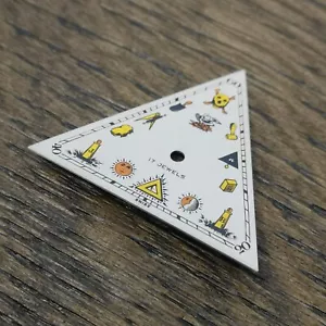 Masonic Swiss Triangle Watch Dial Part 33.7mm Wide Approx. (BT41) - Picture 1 of 7
