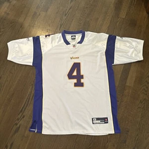 Minnesota Vikings Jersey Brett Favre Mens 54 Reebok White - Picture 1 of 6
