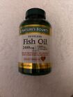 Nature's Bounty Fish Oil 2400 mg Coated Softgels, 90 count Exp 05/2026