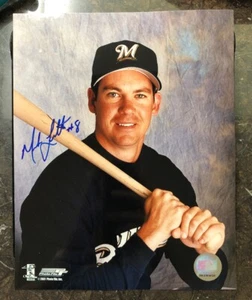 MARK LORETTA AUTOGRAPHED SIGNED AUTO BASEBALL PHOTO 8x10 BREWERS - Picture 1 of 1