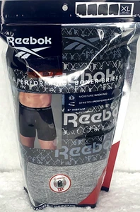 Reebok Men's Boxer Briefs Sz X-Large 4-Pk Performance Training Underwear - Picture 1 of 15