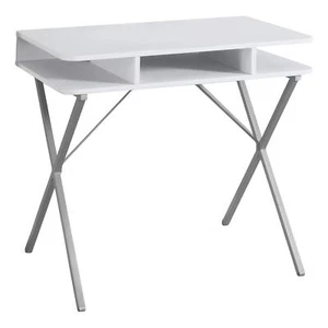 Lties I 7100 Computer Desk Home Office Laptop Storage Shelves 31" L Work Metal L - Picture 1 of 4