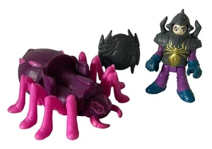 Fisher Price Imaginext Knight & Spider Purple Figur Helm Schild komplett 2013 - Bild 1 von 8