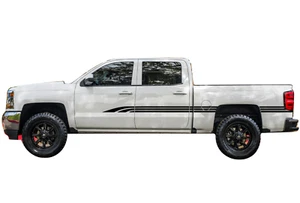 Edge Decal Stripes Sticker Graphic kit For Chevrolet Silverado 1500 2007-Present - Picture 1 of 5
