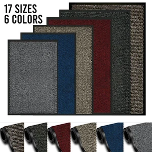 Non Slip Rubber Mat Door Mats Indoor Outdoor Washable Rugs Welcome Door Mat - Picture 1 of 84