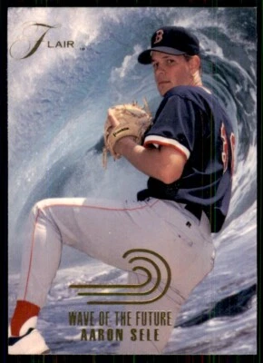 1994 Flair Wave of the Future Aaron Sele Rookie Boston Red Sox #16 - Image 1 of 2