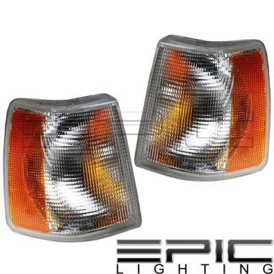Par de lâmpadas de sinalização de estacionamento do lado esquerdo direito para 1991-1995 VOLVO 940 960 740 - Imagem 1 de 2