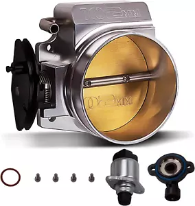 102Mm Throttle Body Assembly with TPS IAC Throttle Position Sensor for Chevy LSX - Picture 1 of 9