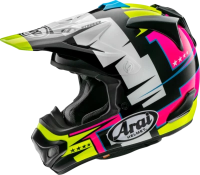 Arai VX-Pro4 Offroad Motocross Dual Sport Adventure Helmet Battle Yellow - Image 1 of 2