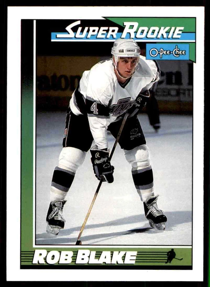 1991-92 O-Pee-Chee Rob Blake #6 - Image 1 of 2