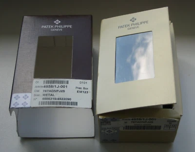GENUINE PATEK PHILIPPE 49581/1-001 WATCH SERVICE BOX CARDBOARD STORE STORAGE - Image 1 of 4