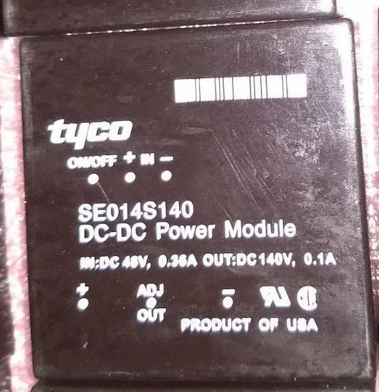 TYCO-SE014S140 DC-DC POWER MODULE, IN:DC 48V, 0.036A, OUT:DC 140V, 0.1A - Image 1 of 2