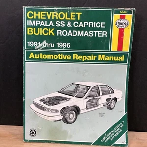 Haynes Repair #24046 Chevrolet Impala SS & Caprice Buick Roadmaster 1991 - 1996 - Picture 1 of 8