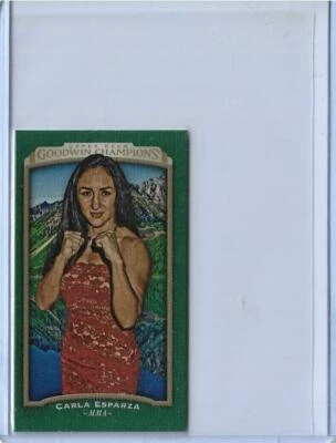 2017 GOODWIN CHAMPIONS CARLA ESPARZA LADY LUCK MINI CARD #27 ~ /25 ~ UFC ~ MMA  - Image 1 of 2