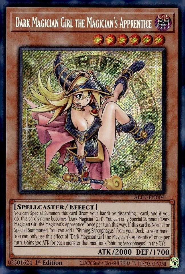 Dark Magician Girl The Magician's Apprentice - ALIN-EN004 - Secret Rare  - NM/MN - Image 1 of 1