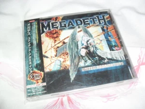 MEGADETH -UNITED ABOMINATIONS- AWESOME CLASSIC THRASH METAL JAPANESE PRESS - Picture 1 of 2