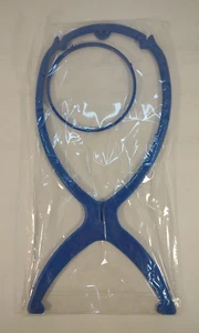 NIP Wig Stand plastic lightweight 13.5" x 6.5" Blue - Picture 1 of 3