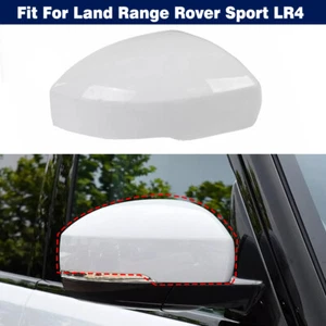 Right Side Rearview Door Mirror Cover Cap White For Land Range Rover Sport LR4 - Picture 1 of 5