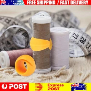 2pcs Bobbin Clips Mini Silica Gel Retaining Clips for Fixed Spool (Orange) - Picture 1 of 9