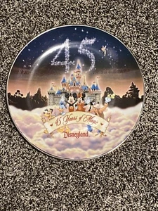Disney 45 Years of Magic Collector Plate. Very Good Used Condition - Picture 1 of 2