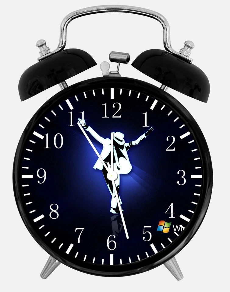 Reloj Despertador Escritorio Michael Jackson 3.75" Habitación Oficina Decoración X38 Bonito Para Regalo Foto 1 de 1